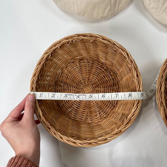 Ballerina Farm Willa Sourdough Starter & Set of 2 Proofing Wicker Cloth Baskets - Picture 14 of 16